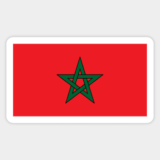 Moroccan Flag Sticker